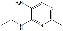 N4-ethyl-2-methylpyrimidine-4,5-diamine Struktur