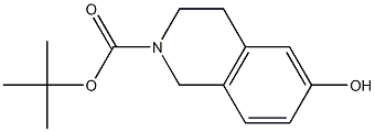 N-TERT-BUTOXYCARBONYL-6-HYDROXY-1,2,3,4-TETRAHYDROISOQUINOLINE Struktur