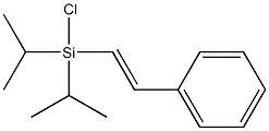 PHENYLETHENYLDIISOPROPYLCHLOROSILANE: 85% (CONTAINS SATURATED ANALOG) Struktur