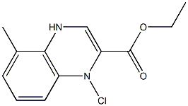 ETHYL 4-CHLORO-8-METHYLQUINOXALINE-3-CARBOXYLATE Struktur