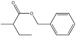 Benzyl D-2-methylbutyrate Struktur