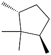 1,2,2,trans-3-tetramethylcyclopentane Struktur