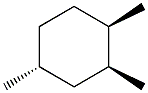 1,cis-2,trans-4-trimethylcyclohexane Struktur