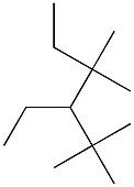 2,2,4,4-tetramethyl-3-ethylhexane Struktur