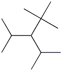 2,2,4-trimethyl-3-isopropylpentane Struktur