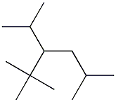 2,2,5-trimethyl-3-isopropylhexane Struktur