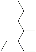 2,4-dimethyl-5-ethylheptane Struktur