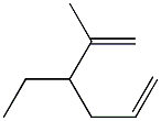 3-ethyl-2-methyl-1,5-hexadiene Struktur