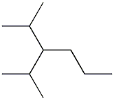 3-isopropyl-2-methylhexane Struktur