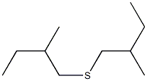 bis(2-methylbutyl) sulfide Struktur