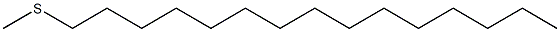 methyl pentadecyl sulfide Struktur