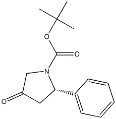 N-BOC-(2S)-2-PHENYL-4-OXOPYRROLIDINE Struktur