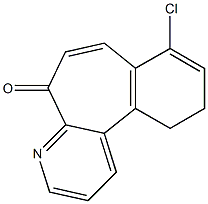 8-CHLORO-10,11-DIHYDRO-4-AZA-5H-DIBENZO-CYCLOHEPTEN-5-ONE Struktur