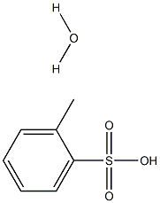 TOLUENE SULPHONIC ACID MONOHYDRATE Struktur