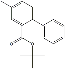 TERT-BUTHYL 4-METHYLBIPHENYL-2-CARBOXYLATE Struktur