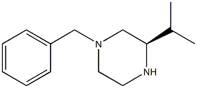 (3R)-1-BENZYL-3-(PROPAN-2-YL)PIPERAZINE Struktur