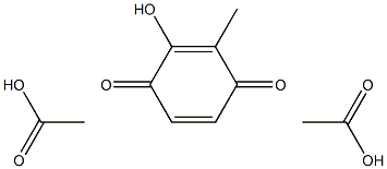 METHYL HYDROXYQUINONE DIACETATE Struktur