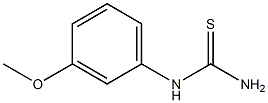 3-METHOXYPEHNYLTHIOUREA Struktur