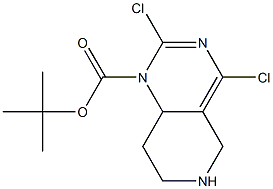 N-BOC-2,4-DICHLORO-5, 7,8-TRIHYDROPYRIDO[4,3-D]PYRIMIDINE Struktur