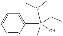 2-DIMETHYLAMINO-2-PHENYL-2-BUTANOL Struktur