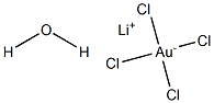 LITHIUM TETRACHLOROAURATE(III) HYDRATE Struktur