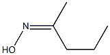 2-pentanone oxime Struktur