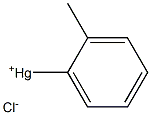 o-tolylmercuric chloride Struktur