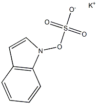 potassium indolyl sulfate Struktur