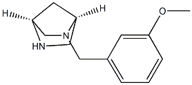 (1s,4s)-(+)-2-(3-methoxy-benzyl)-2,5-diaza-bicyclo[2.2.1]heptane Struktur