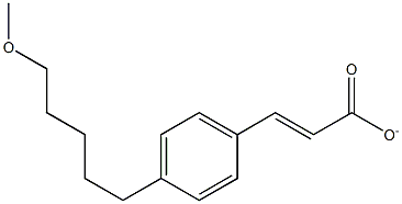 P-METHOXYAMYL CINNAMATE Struktur