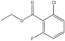 2-CHLORO-6-FLUOROBENZOIC ACID ETHYL ESTER Struktur