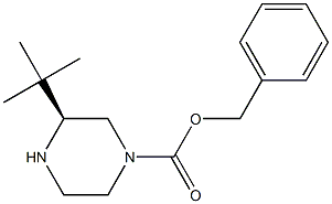 (S)-4-CBZ-2-TERT-BUTYLPIPERAZINE Struktur