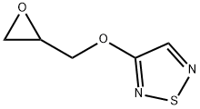 3-(OXIRAN-2-YLMETHOXY)-1,2,5-THIADIAZOLE Struktur