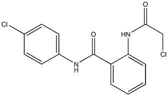 2-[(CHLOROACETYL)AMINO]-N-(4-CHLOROPHENYL)BENZAMIDE Struktur