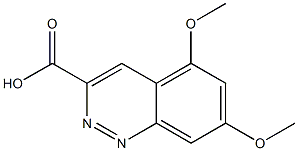 5,7-DIMETHOXYCINNOLINE-3-CARBOXYLIC ACID Struktur