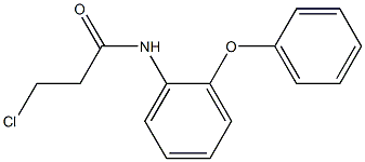 3-CHLORO-N-(2-PHENOXYPHENYL)PROPANAMIDE Struktur