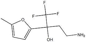 4-AMINO-1,1,1-TRIFLUORO-2-(5-METHYL-2-FURYL)BUTAN-2-OL Struktur