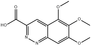 5,6,7-TRIMETHOXYCINNOLINE-3-CARBOXYLIC ACID Struktur