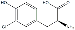 3-CHLOROTYROSINE, >99% Struktur