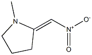 (2E)-1-METHYL-2-(NITROMETHYLENE)PYRROLIDINE Struktur