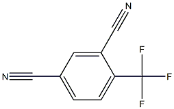 4-TRIFLUOROMETHYLBENZENE-1,3-DINITIRLE Struktur