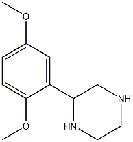 2-(2,5-DIMETHOXYPHENYL)PIPERAZINE, 95+% Struktur