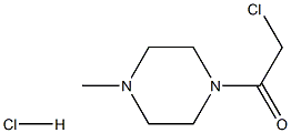 2-CHLORO-1-(4-METHYL-PIPERAZIN-1-YL)-ETHANONEHYDROCHLORIDE Struktur