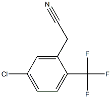 5-CHLORO-2-(TRIFLUOROMETHYL)PHENYLACETONITRILE, 97+% Struktur