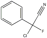 2-CHLORO-2-FLUORO-2-PHENYLACETONITRILE, 97% MIN. Struktur