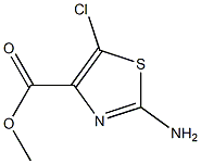 2-AMINO-5-CHLOROTHIAZOLE-4-CARBOXYLIC ACID METHYL ESTER, 95+% Struktur