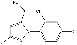 5-HYDROXYMETHYL-3-METHYL-N-(2,4-DICHLOROPHENYL)PYRAZOLE Struktur