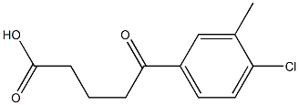 5-(4-CHLORO-3-METHYLPHENYL)-5-OXOVALERIC ACID 95% Struktur