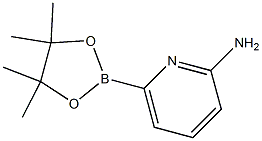 6-(4,4,5,5-TETRAMETHYL-[1,3,2]DIOXABOROLAN-2-YL)-PYRIDIN-2-YLAMINE Struktur