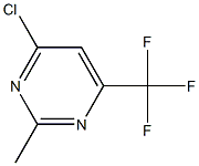 4-CHLORO-2-METHYL-6-TRIFLUOROMETHYLPYRIMIDINE, 95+% Struktur